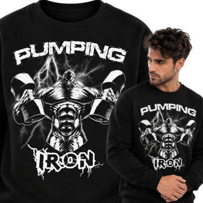BLUZA NA SIŁOWNIĘ  PUMPING IRON